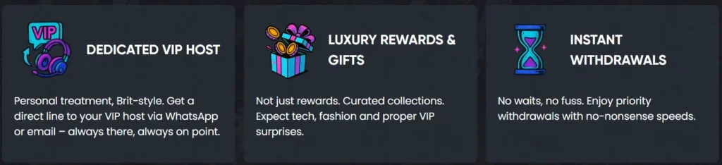 VIP Perks at Casino Britsino